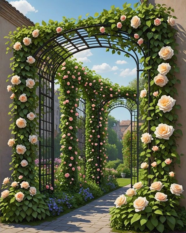 Vertical Greenery with Trellises