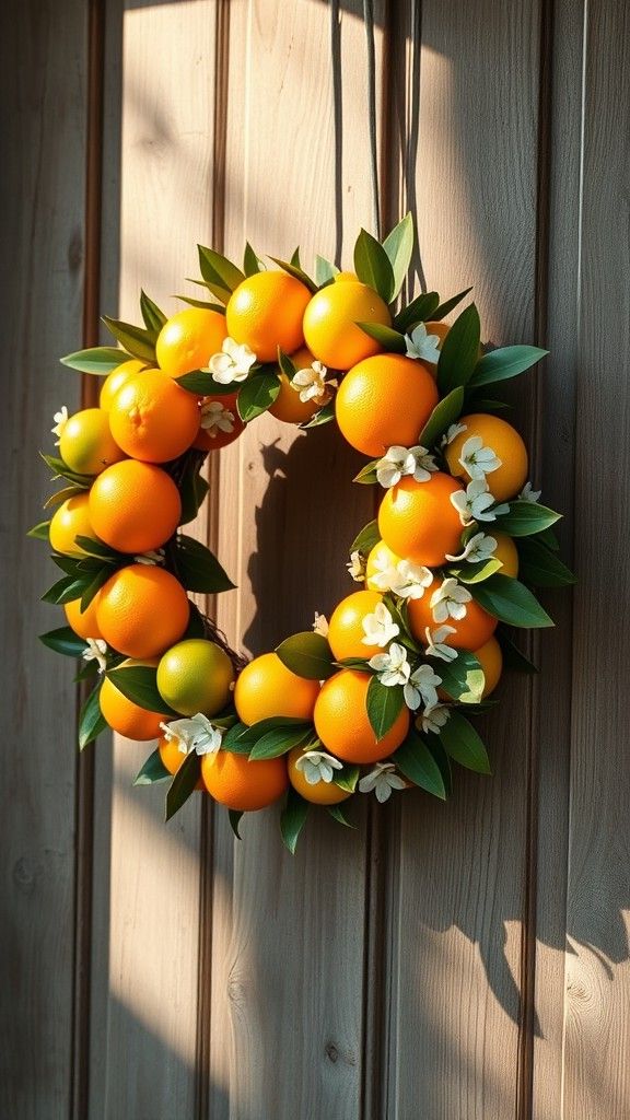 Springtime Fruit Wreath