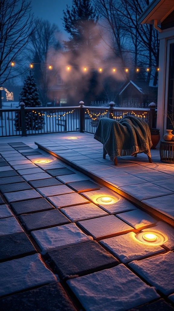 In-Ground Lights for Subtle Accentuation