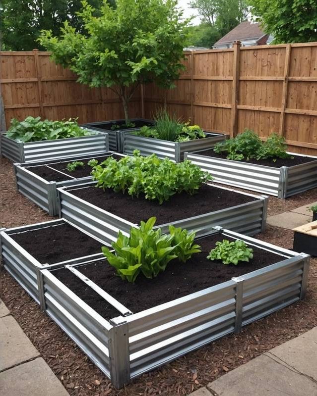 Sheet Metal Raised Bed