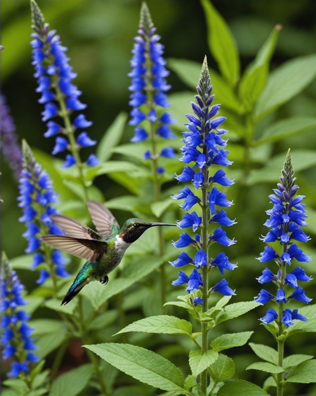 Salvia guaranitica (Anise-scented Sage)