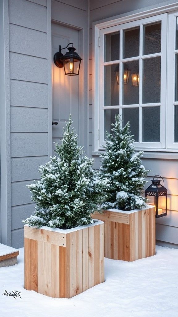 Simple Wooden Planters
