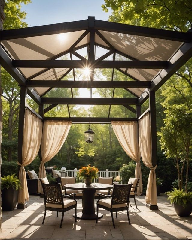 Retractable Gazebo with Canopy