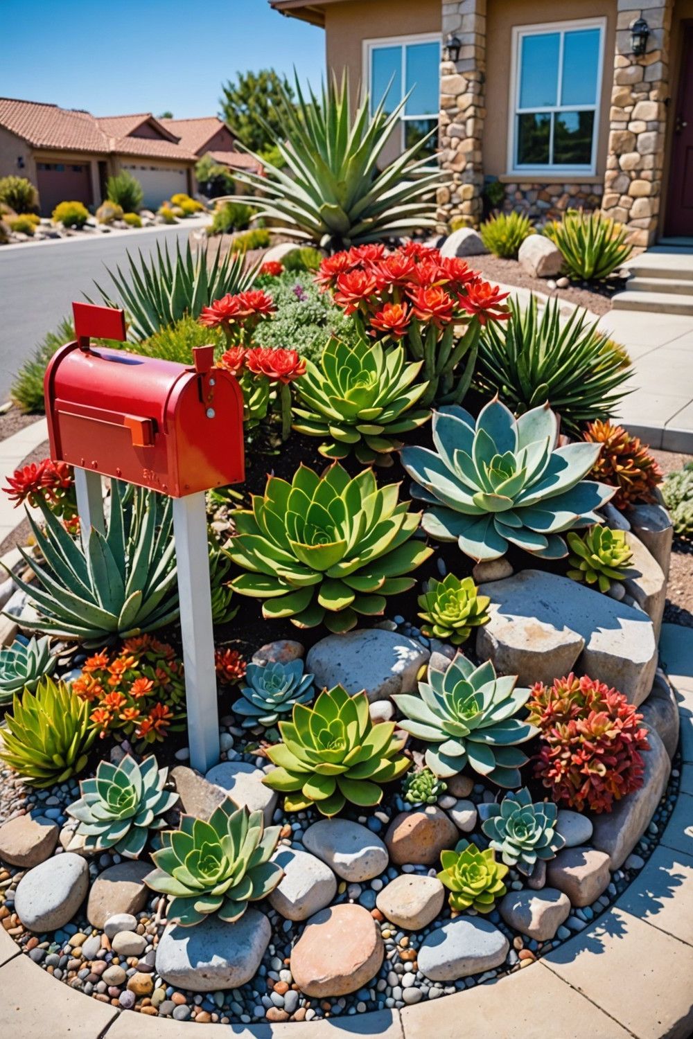 Sunny Succulent Bed