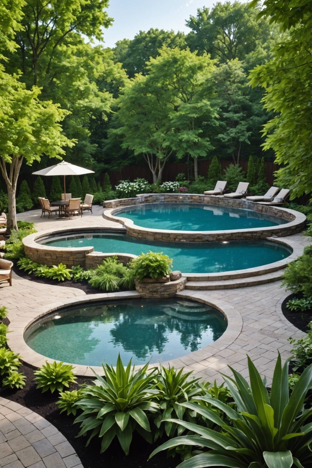 Saltwater Semi Inground Pool