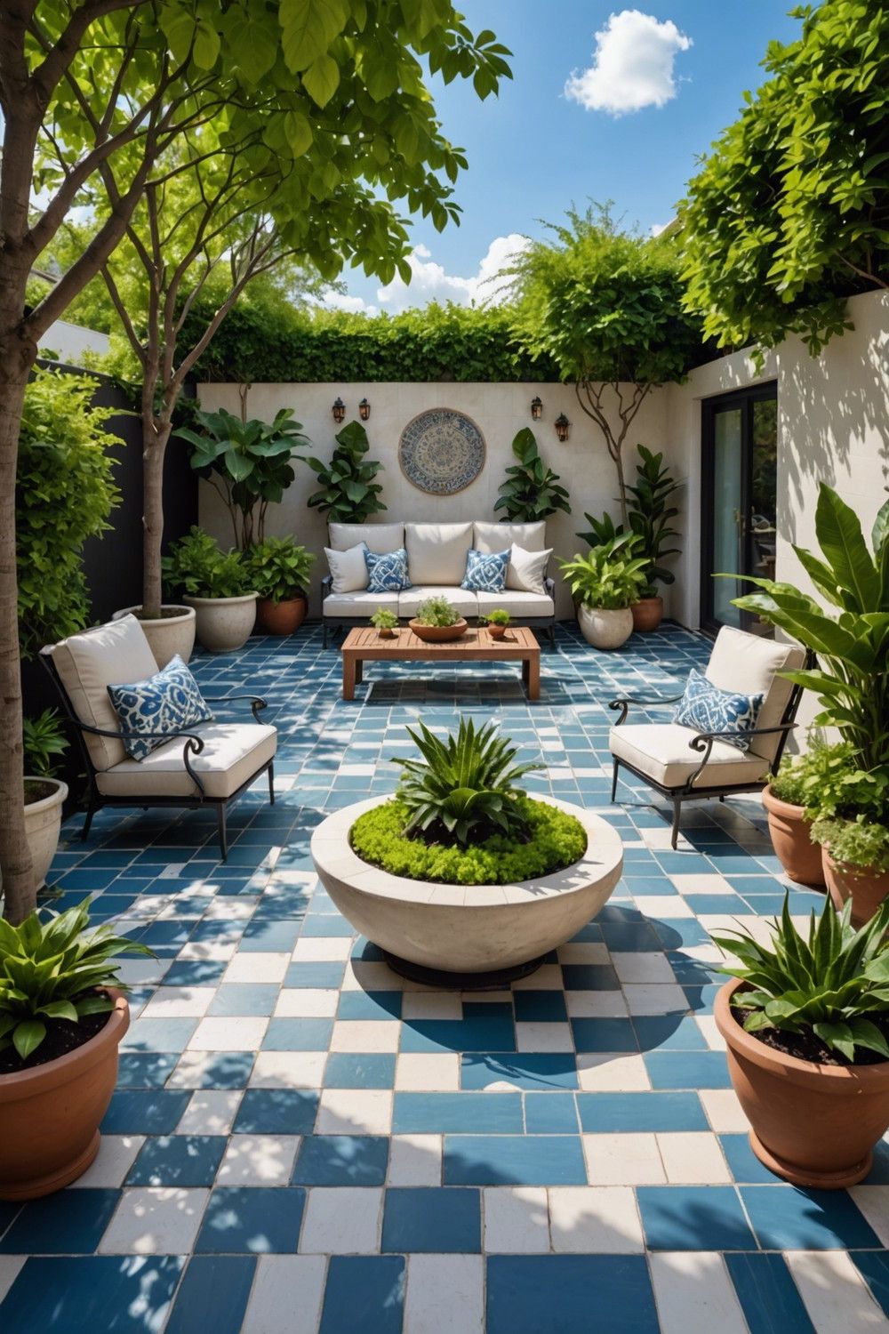 Ceramic Tile Patio Flooring