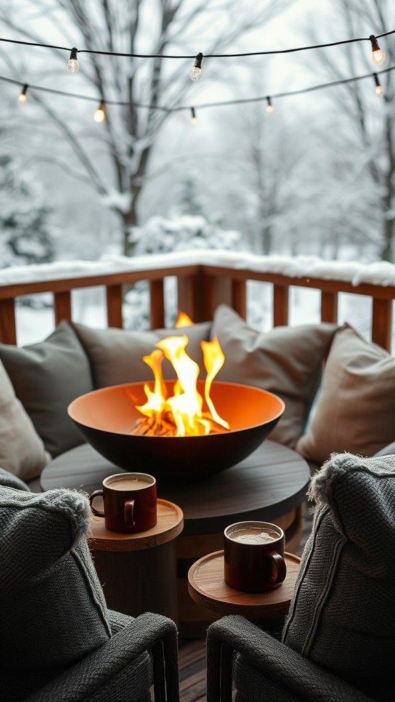 Tabletop Fire Bowl for Intimate Settings