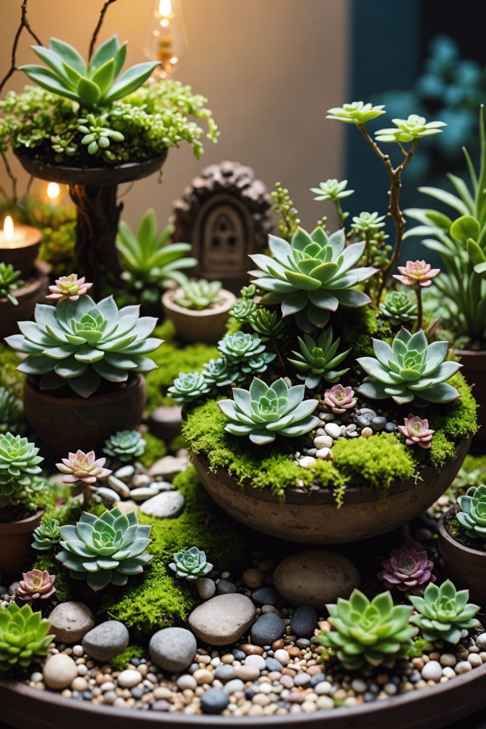 Whimsical Succulent Fairy Gardens