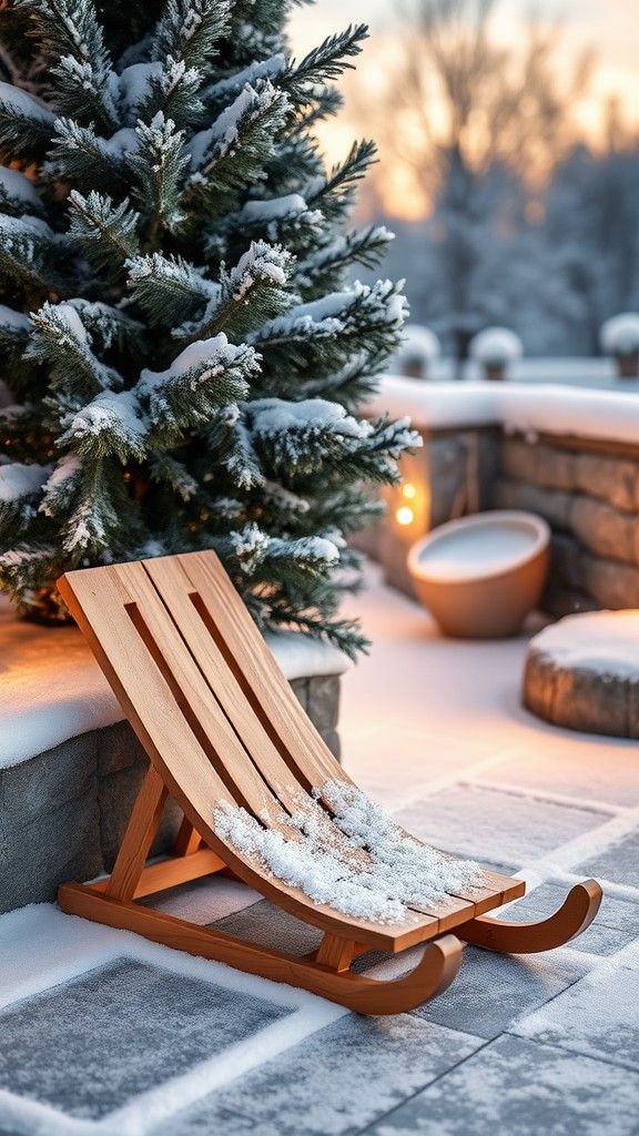 Decorative Wooden Sleds