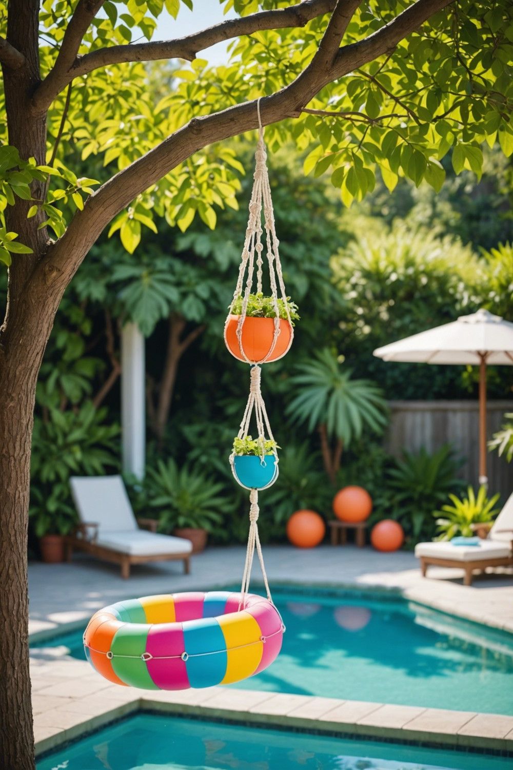 Hang a Macrame Plant Hanger