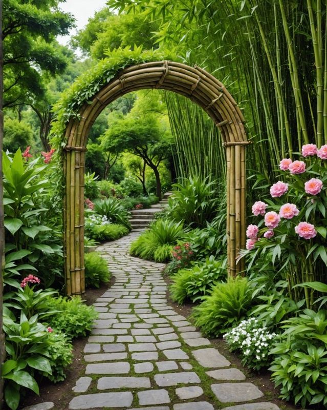 Bamboo arch