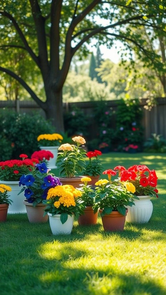 Colorful Container Gardens for Variety
