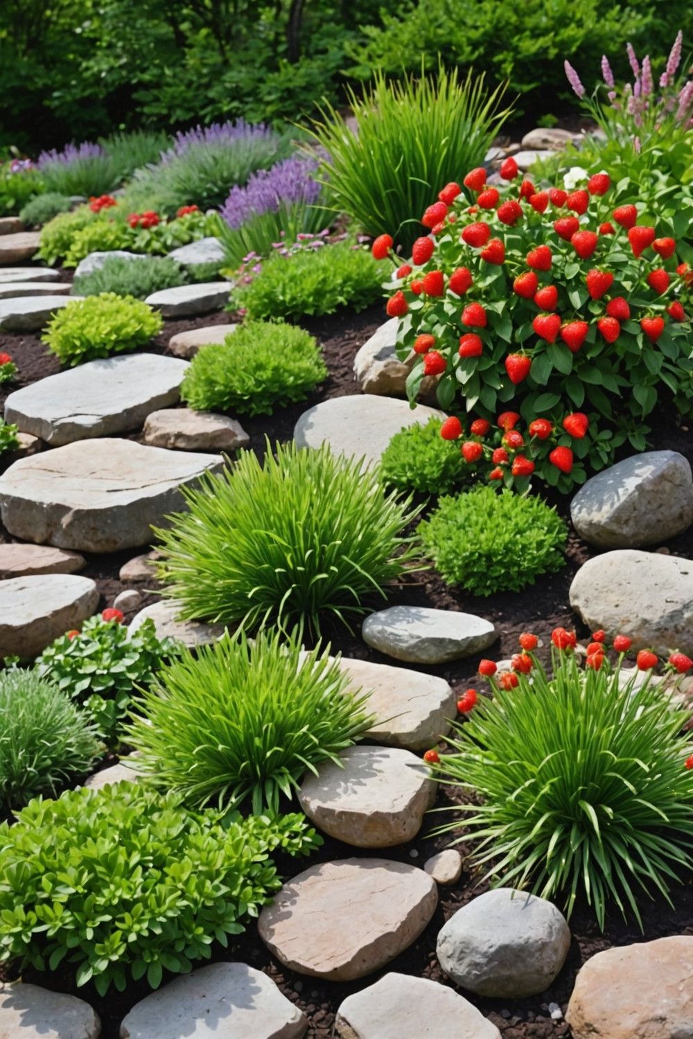 Edible Plants in Rock Gardens