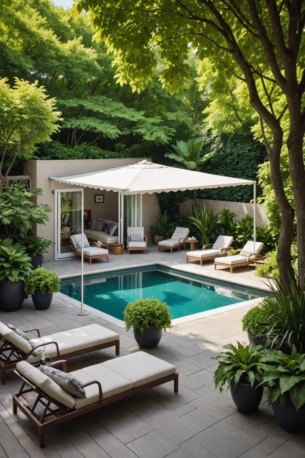 Deck Extensions with Retractable Awnings
