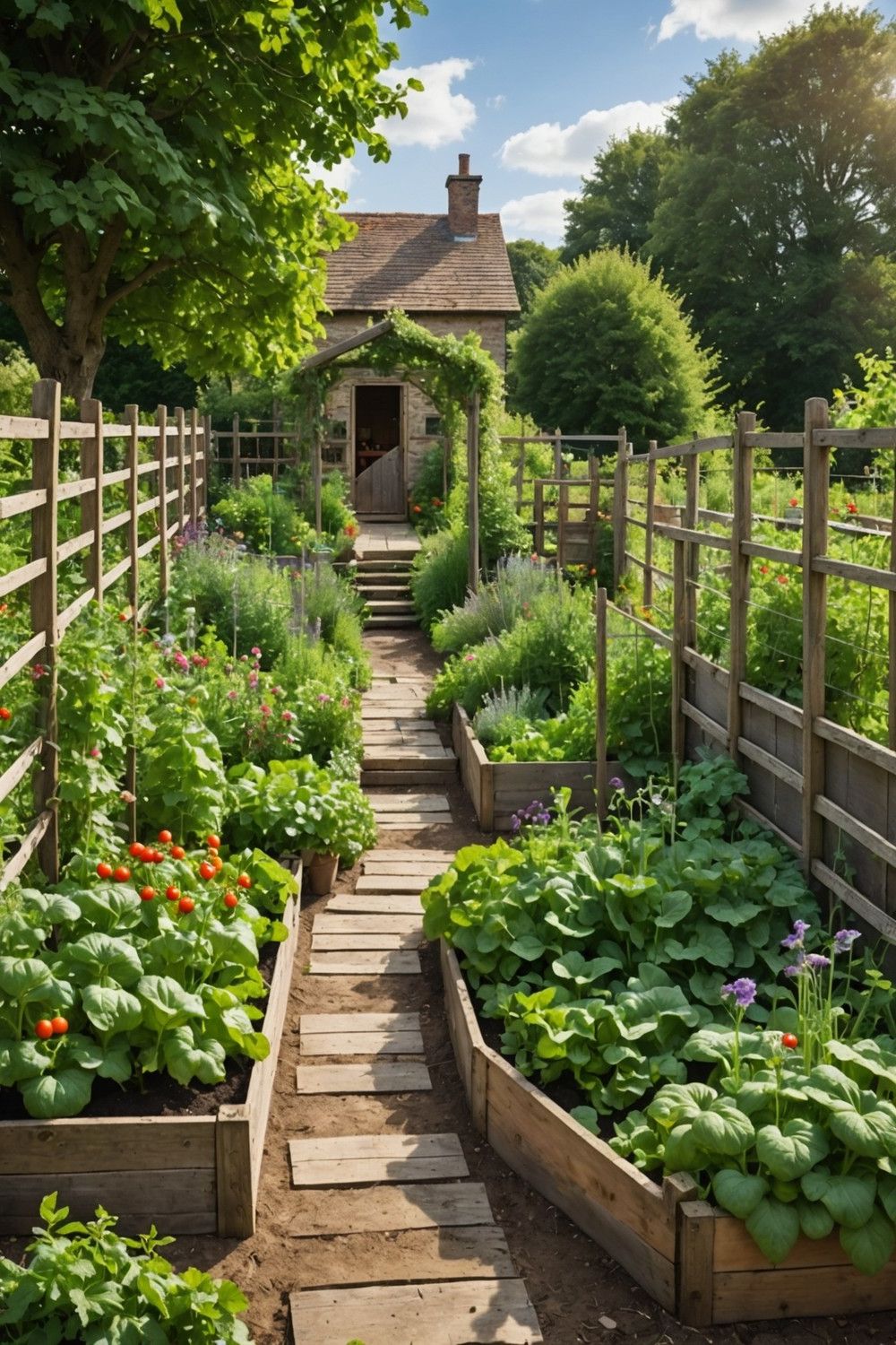 Enclosed Vegetable Patch