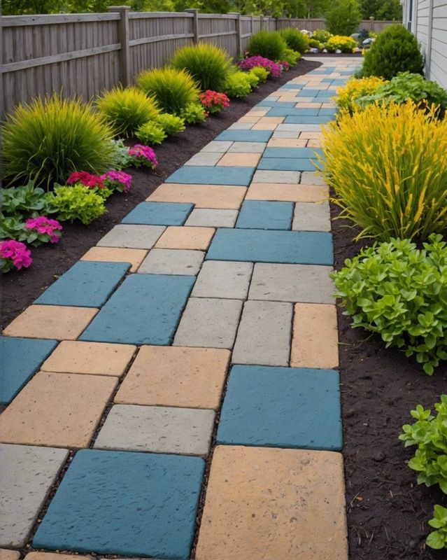 Concrete Paver Pathway