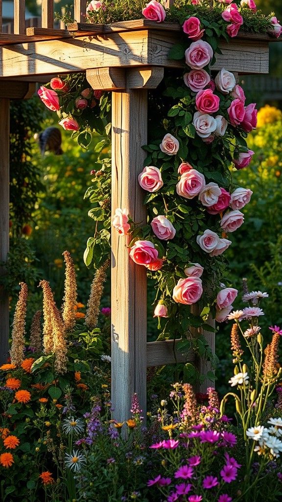 Add a Rustic Trellis for Support and Beauty