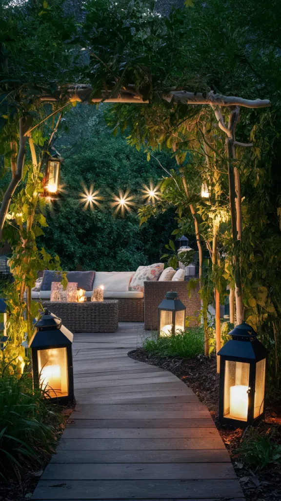 Garden Lanterns and Torches