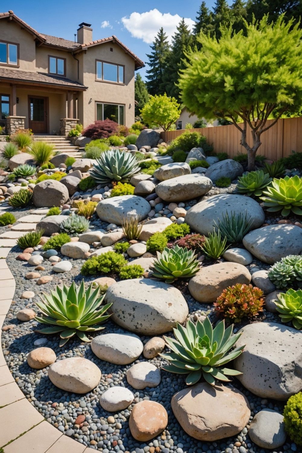 Rock Garden for a Low-Maintenance Oasis
