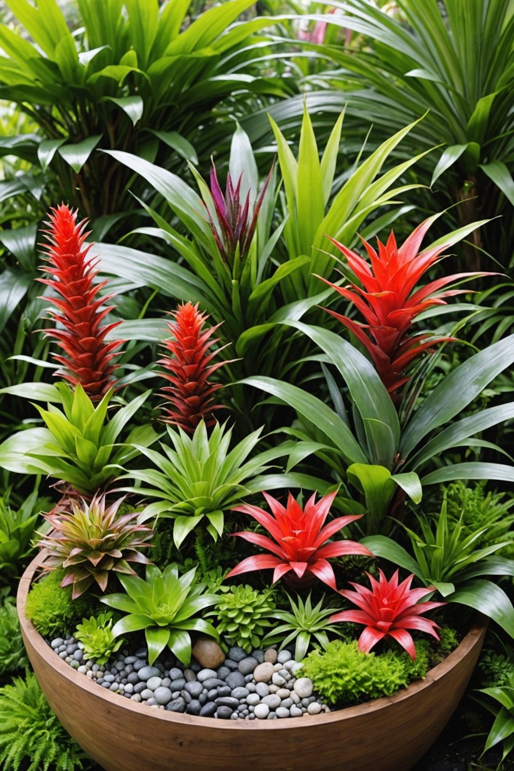Eye-Catching Bromeliad Displays