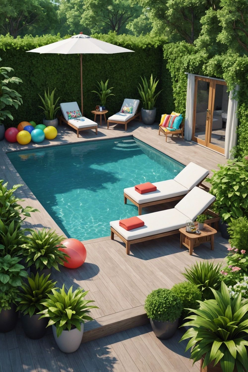 Space-Saving Square Decks for Corners
