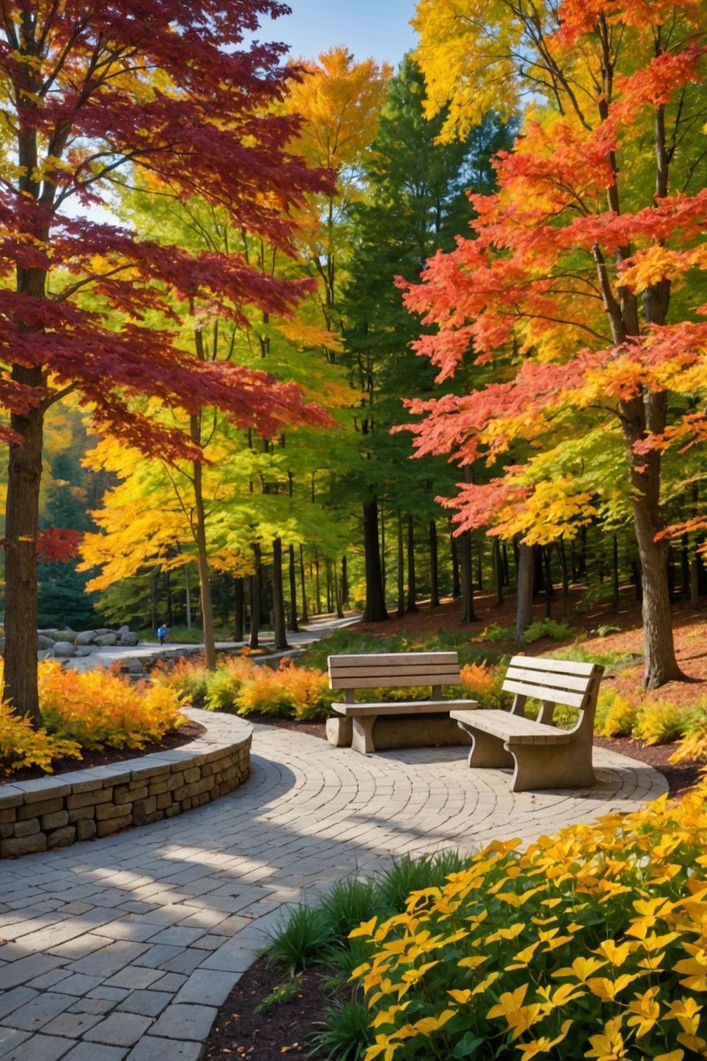 Design a Leaf-Peeping Observation Area