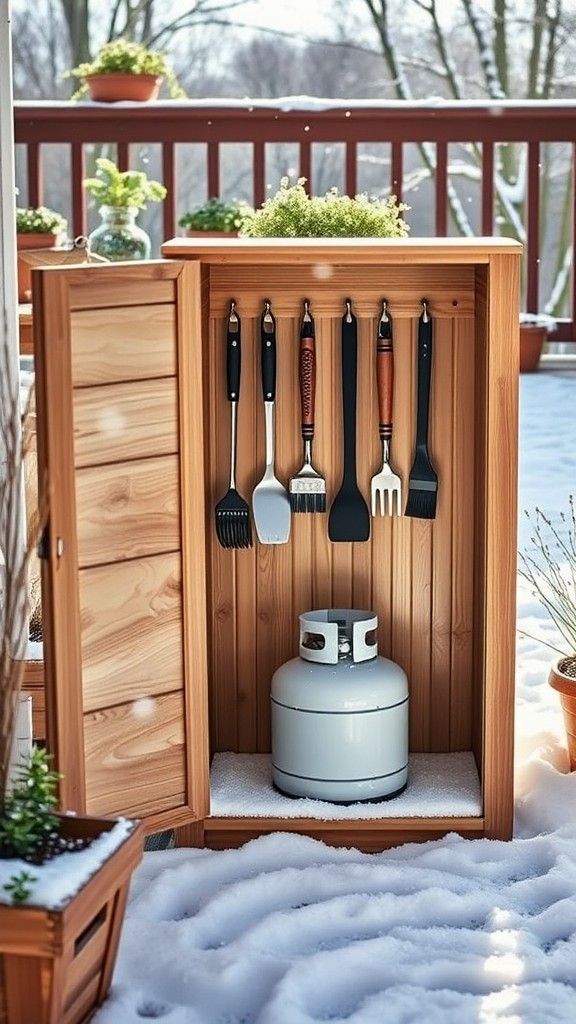 Create a Dedicated Space for Grilling Tools