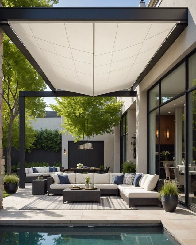 Retractable Sail Shade
