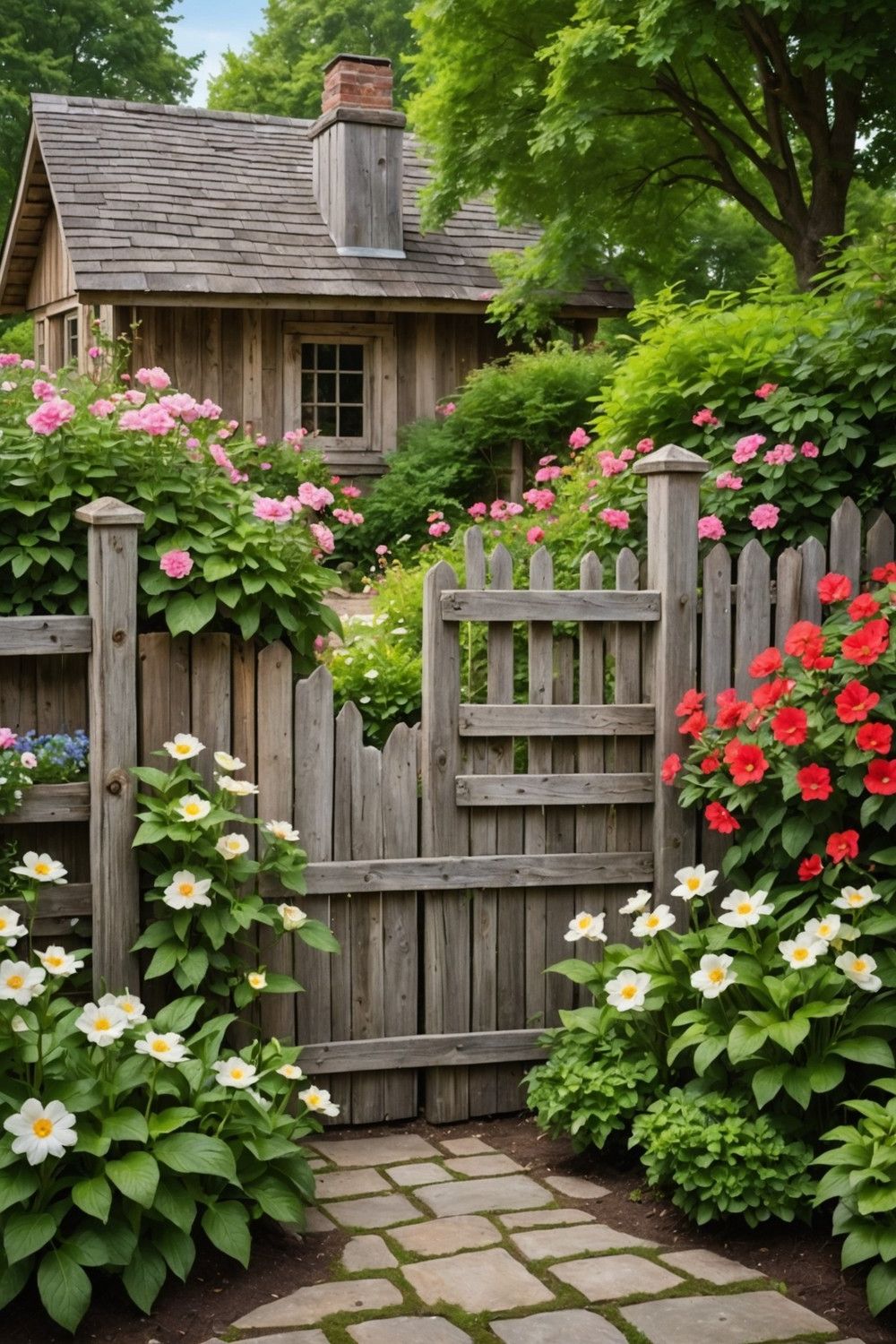 Rustic Wood Fencing