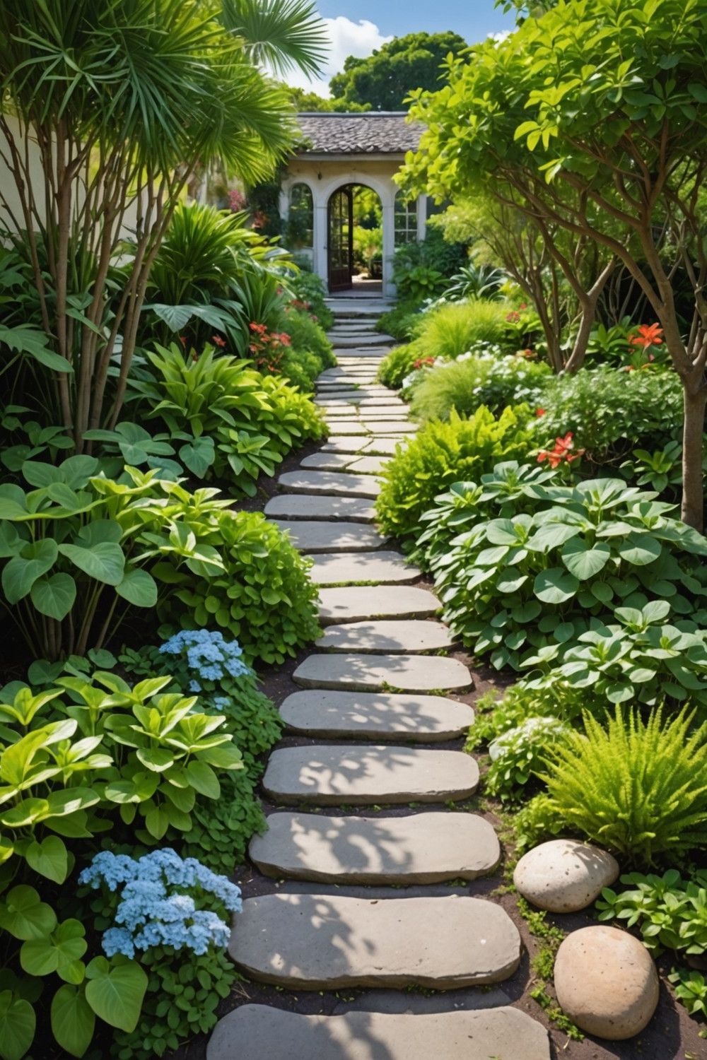 Create a Whimsical Pathway with Stepping Stones