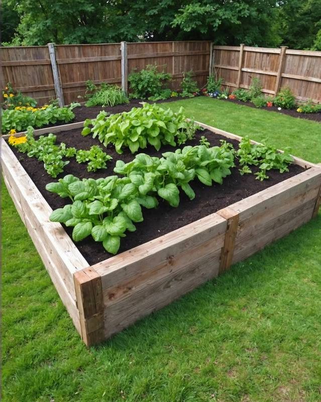 Hugelkultur Raised Bed