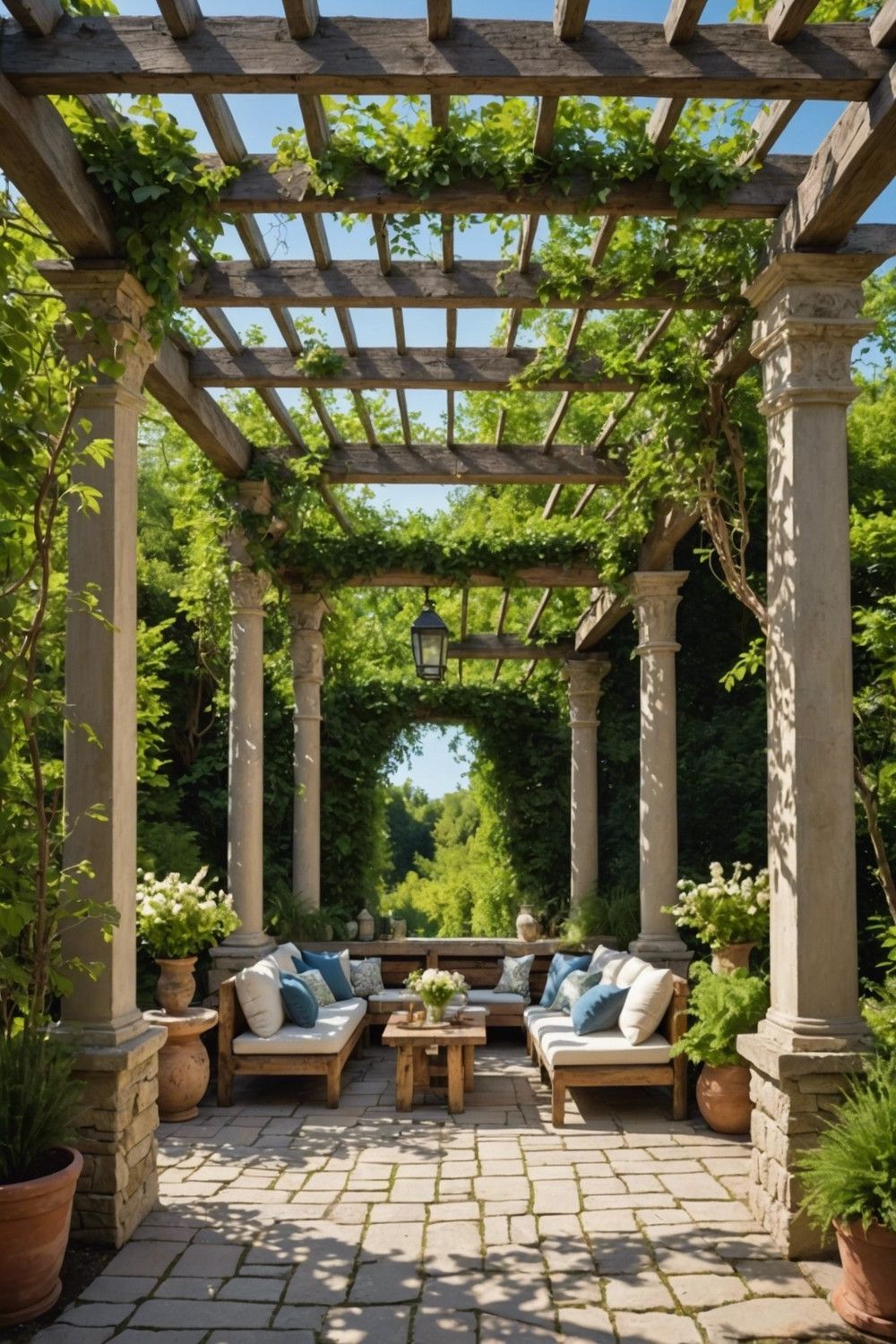 Sun-Kissed Pergola