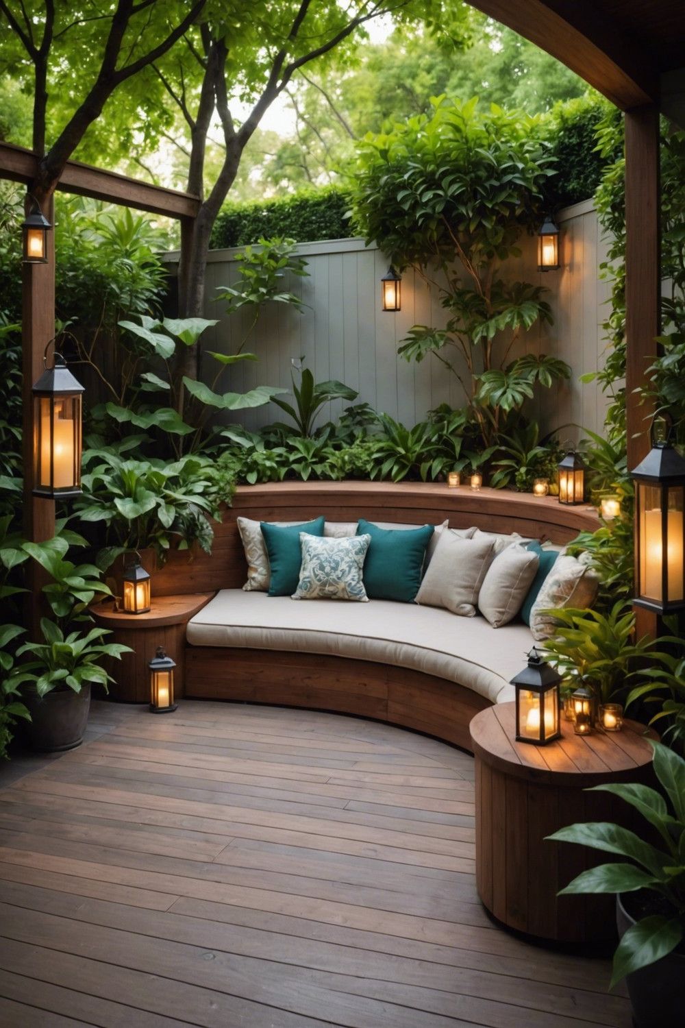 Built-In Seating for Space-Saving Relaxation