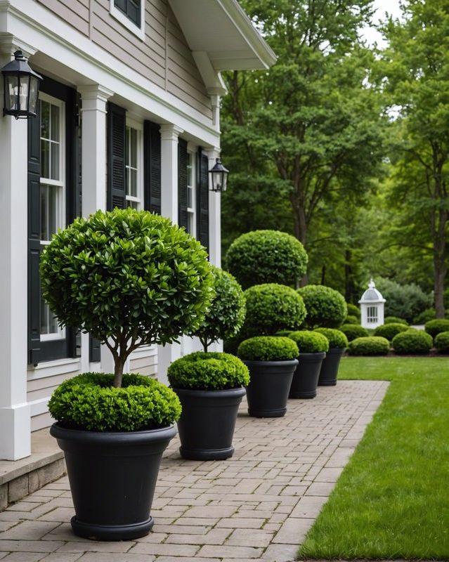 Boxwood Potted Plant