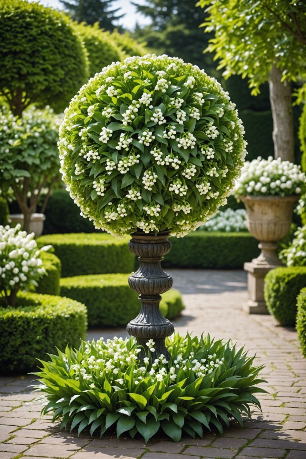 Make a Lily of the Valley Topiary for a Unique Garden Ornament