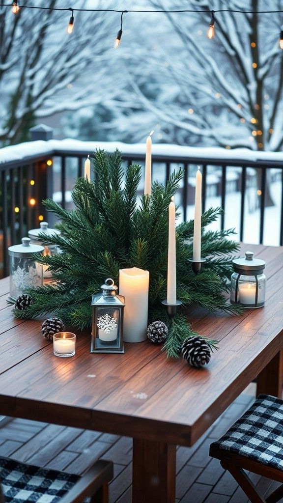 Candle-Embedded Centerpieces