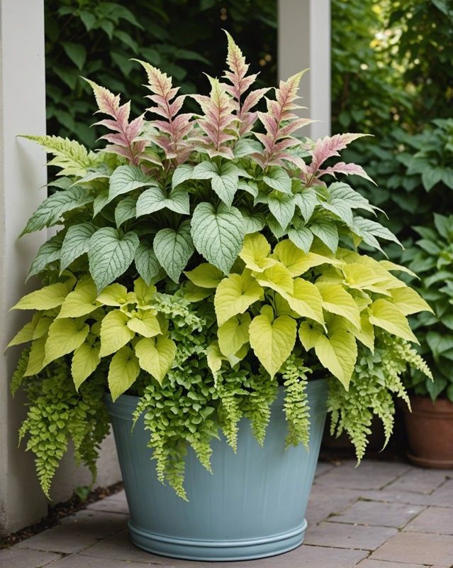 Timeless Elegance: Create a Classic Coleus Container with Pastel Shades
