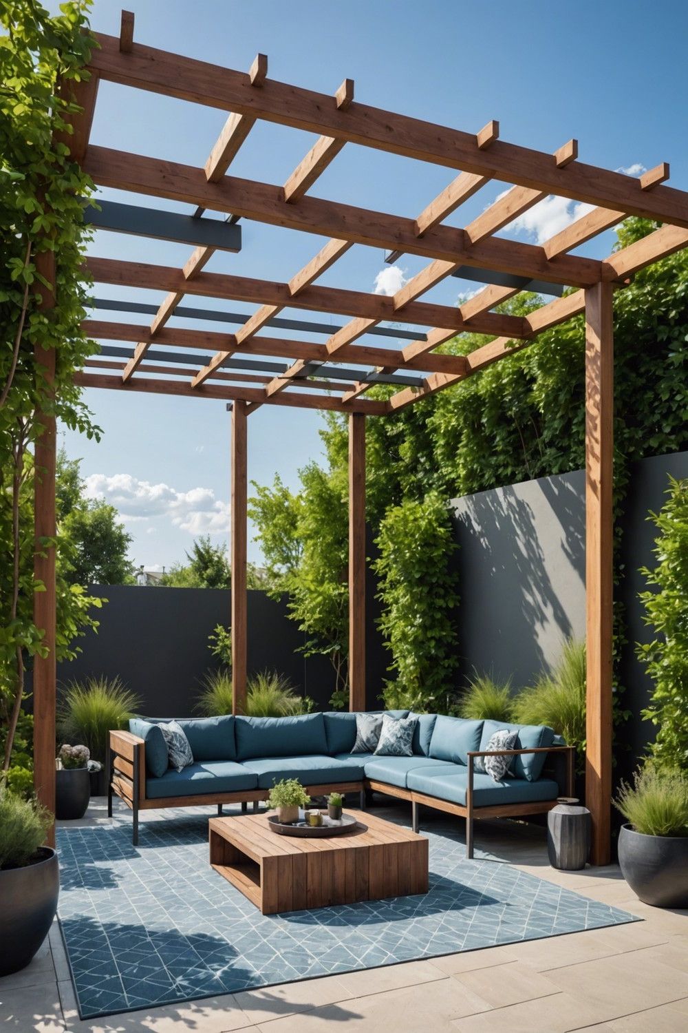 Geometric Pergola