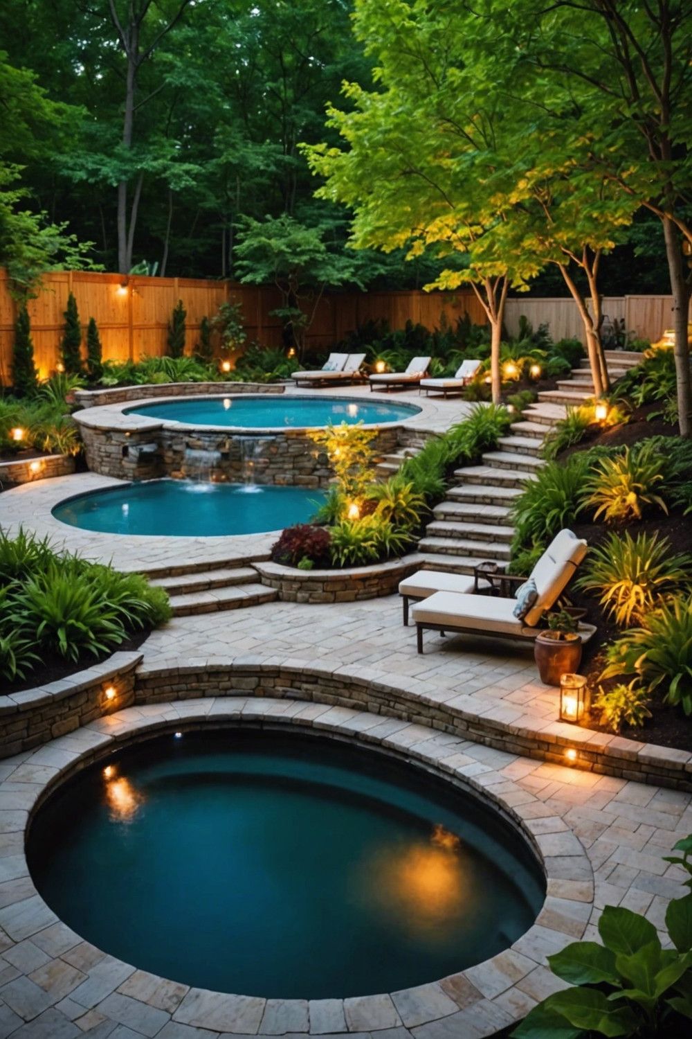 Private Cove Semi Inground Pool