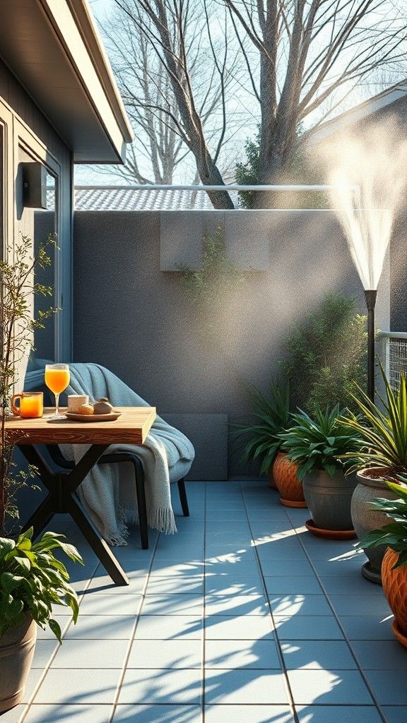 Install a Misting System for Warm Days