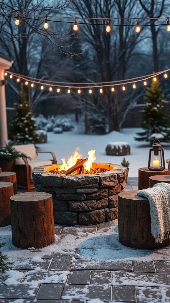 Cozy Fire Pit Setup