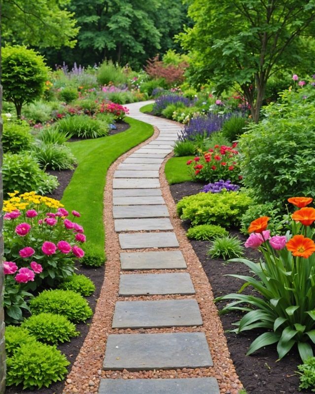 Gravel Path with Edging