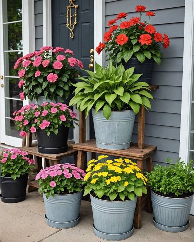 Repurposed Vintage Containers