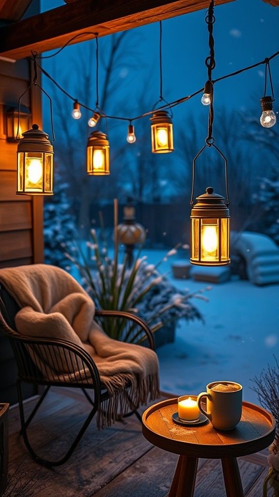 Lanterns for a Cozy Ambiance