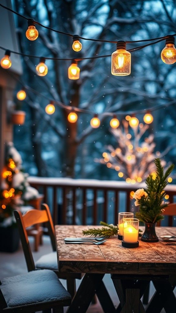 String Lanterns for Ambient Lighting