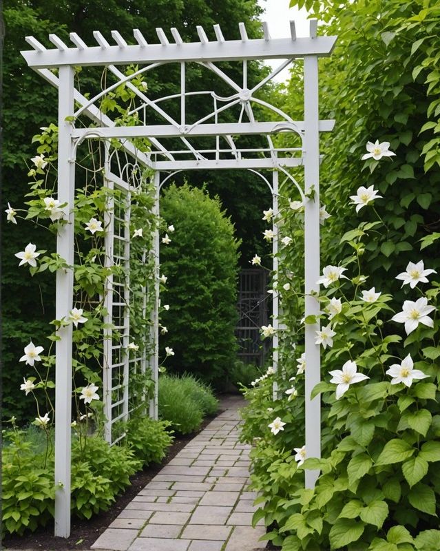 Espaliered trellis
