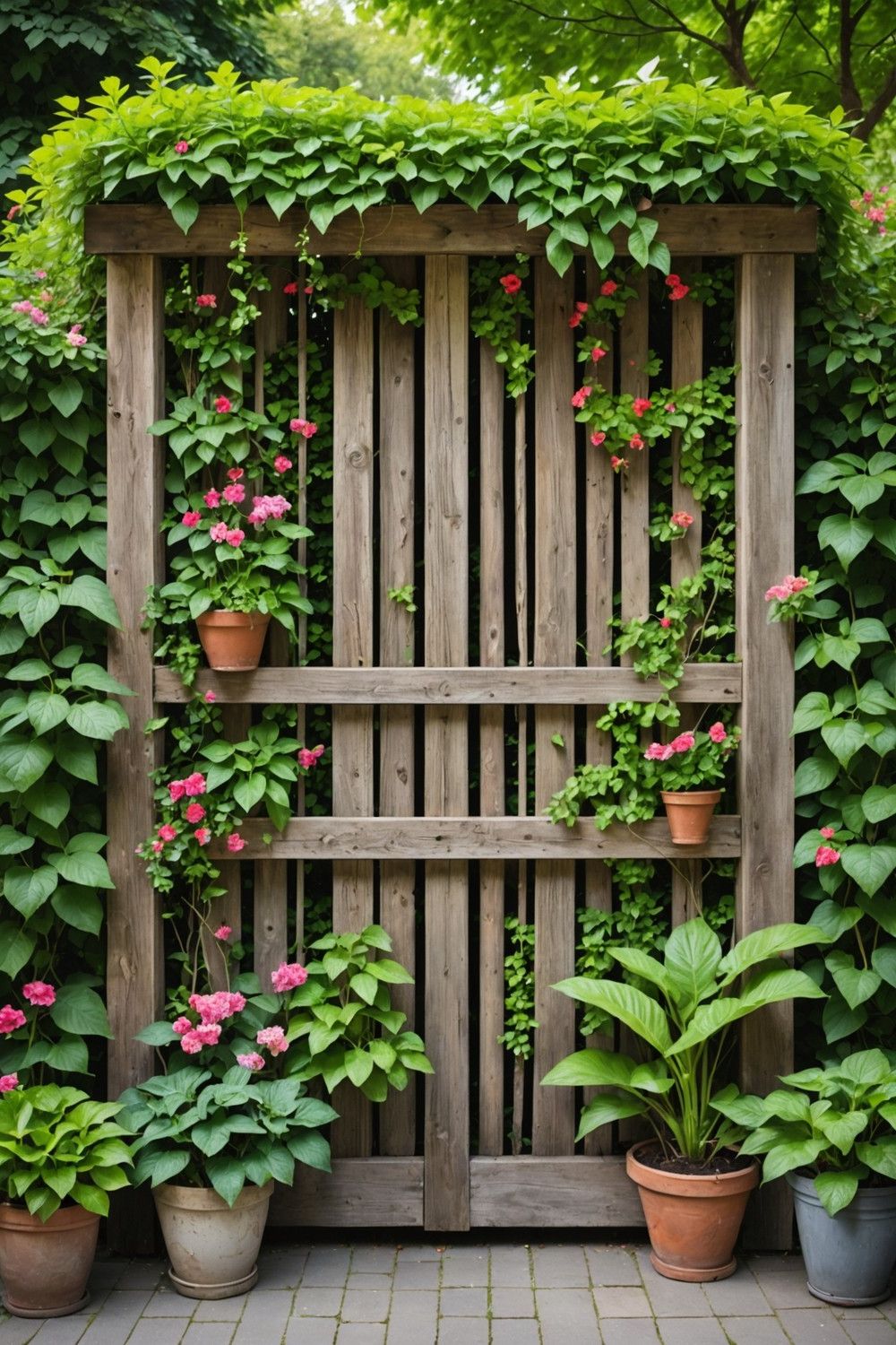 Rustic Wooden Decorative Screens