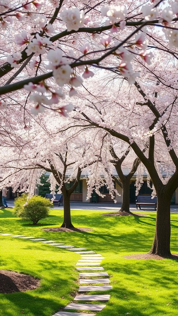 Plant Cherry Blossom Trees