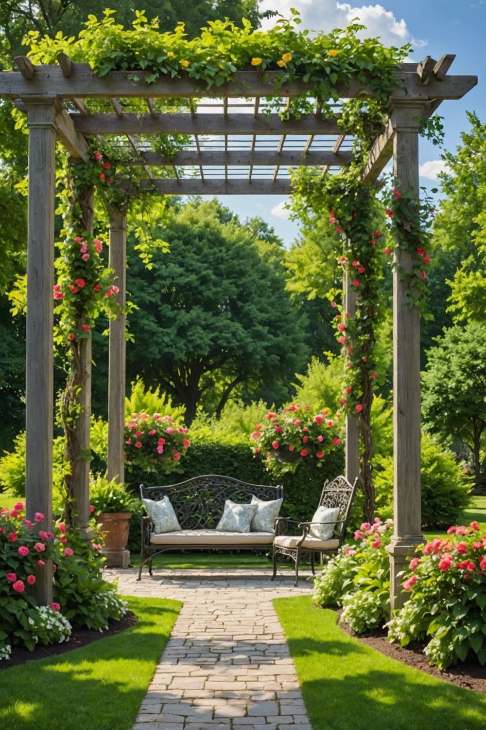 Classic Romantic Pergola