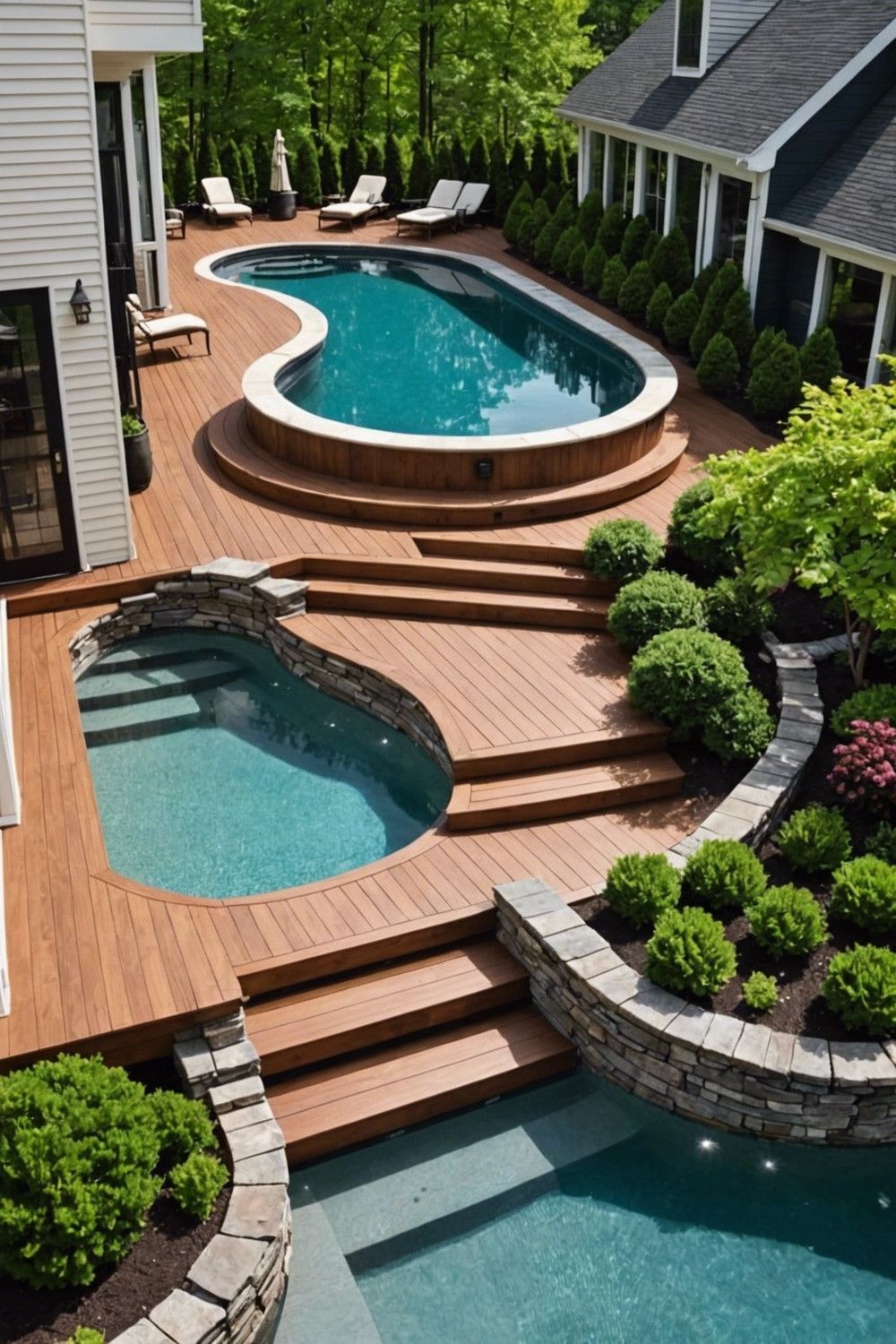 Wider Steps for Small Decks with a Grand Feel